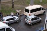 ДТП на проспекте Ленина: "Мазда" догнала микроавтобус