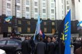 В Киеве шахтеры перекрыли улицу Грушевского