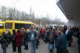 Утром в Николаеве водители  «маршруток» протестовали против давления ГАИ
