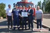 Власти передали николаевским спасателям современный пожарный автоподъемник 
