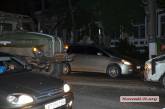 В центре Николаева военный грузовик протаранил легковой автомобиль