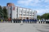 В Одессе под почётные залпы подняли Знамя Победы