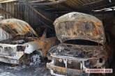 Ночью в Николаеве сгорели два автомобиля, принадлежащие бывшему начальнику областного УБОП. ДОБАВЛЕНО ФОТО