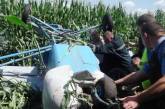 В Черниговской области упал самолет: пилот погиб. ФОТО
