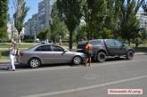В центре Николаева столкнулись Mitsubishi и Hyundai 