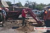 В центре Николаева масштабная авария на водоводе: движение частично перекрыто