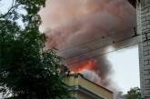 В центре Одессы сгорел детский клуб