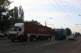 Два «МАЗа» столкнулись на проспекте  Героев Сталинграда