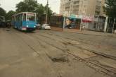 В центре Николаева сошел с рельс трамвай! 