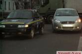 В центре Николаева «Фиат» врезался в милицейский автомобиль