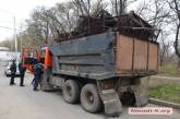 В Николаеве полиция задержала самосвал с краденым металлоломом завода им. 61 коммунара 