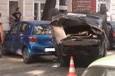 В центре Одессы столкнулись четыре автомобиля