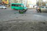 В Николаеве столкнулись мотоцикл и «легковушка»: два человека пострадали