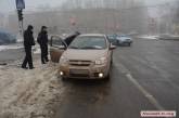 В центре Николаева столкнулись автомобили Chery и Chevrolet