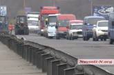 В Николаеве из-за незначительного ДТП образовалась огромная автомобильная пробка