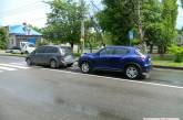 В центре Николаева на пешеходном переходе столкнулись «Ford» и «Nissan»