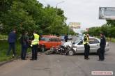 В Николаеве столкнулись мотоцикл, «Сенс» и «Жигули»: мотоциклист госпитализирован в тяжелом состоянии
