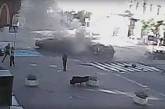 Появилось еще одно видео взрыва авто журналиста Шеремета
