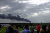 Взрыв во время запуска ракеты SpaceX. ВИДЕО