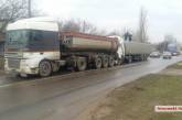 В Новой Одессе столкнулись два седельных тягача