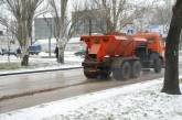 За первых два дня зимы николаевские коммунальщики уже использовали  282 тонны посыпочной смеси