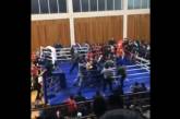 Массовая драка болельщиков произошла на чемпионате по ММА в Дагестане. Видео