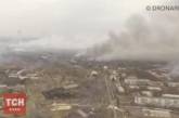 Пожар на складах в Балаклее: все видео