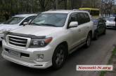 В центре Николаева столкнулись Toyota Land Cruiser и Hyundai 