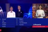 Литва в эфире Евровидения: Слава Украине!