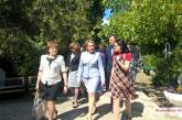 В Николаев приехала министр образования и науки Гриневич - поглазеть на ВНО