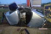 В ДТП под Николаевом погибли 2 человека: переломившийся столб пробил крышу автомобиля