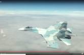Опубликовано видео перехвата российским Су-27 американских бомбардировщиков над Балтикой