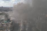 В Киеве пылает масштабный пожар на Крещатике