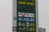 В первые дни Нового года цены на бензин в Николаеве стремительно рванули вверх