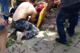 В центре Киева дерево упало и покалечило турка