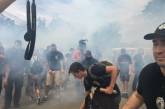 "Азов" забросал дымовыми шашками стройку в курортной зоне Одессы