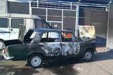 В Южноукраинске из-за короткого замыкания проводки сгорел автомобиль
