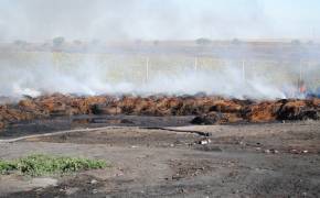 Пожар на николаевском заводе по переработке автомобильных шин ликвидирован 