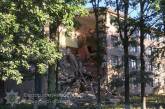В колледже Луцкого НТУ рухнула стена: разрушены четыре этажа здания