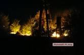 В Николаеве масштабный пожар в районе Широкобальского моста