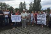В Новой Одессе митинговали против «погоревшего» на взятке главы райсовета Ипатенко
