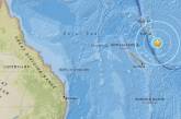 Землетрясение магнитудой 6,5 произошло в Тихом океане