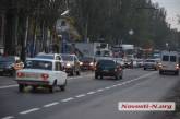 В центре Николаева из-за мелкого ДТП образовалась огромная пробка
