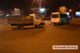 В центре Николаева столкнулись маршрутка и грузовик «Газель»