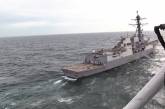 Украинские ВМС провели совместную тренировку с американским эсминцем