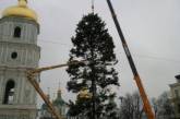 Украшение главной ёлки Украины отложили из-за опасности падения