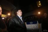 Полиция перекрыла Крещатик, чтобы Саакашвили мог дойти к себе домой