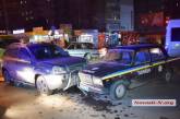 Появилось видео столкновения «Хюндай» с полицейским автомобилем 