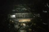 В Николаеве сгорел гараж с автомобилем NISSAN