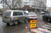 В Николаеве столкнулись микроавтобус «Тойота» и ВАЗ